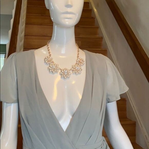 ANTHROPOLOGIE x BHLDN Oralee Dress morning mist - Picture 5 of 9